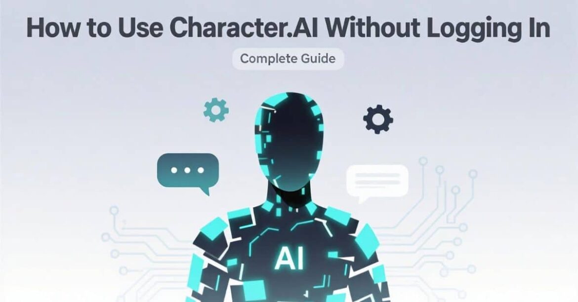how to use character ai without logging in